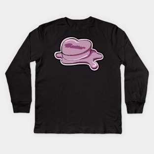 BTS butter purple Kids Long Sleeve T-Shirt